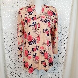Matilda Jane | Peach Floral Livery Millie Top | M